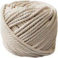 4mm-12mm Braided 100% Natural Macrame Cord Cotton Rope